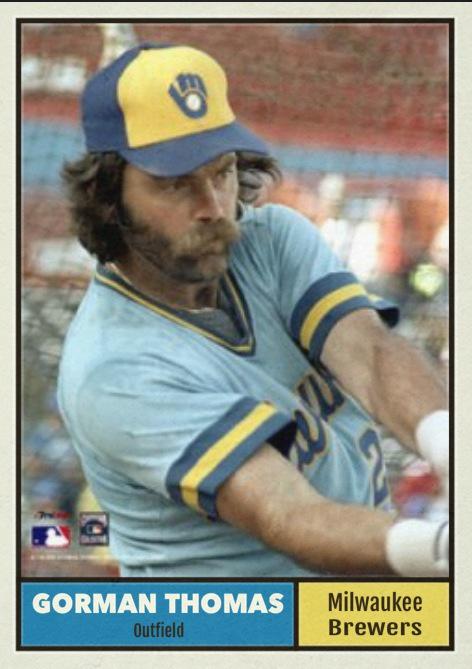 Happy 64th birthday to hairy slugger Gorman Thomas. 