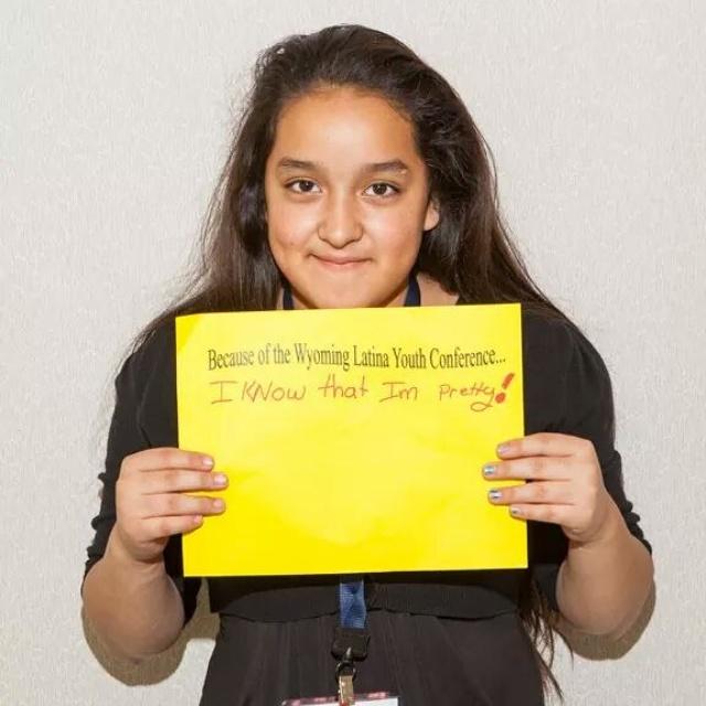 We found out what our girls learned....yes you are pretty. #wlyc #beauty #wyoming