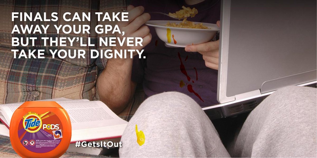 tide's tweet photo. Good luck on finals. #GetsItOut http://t.co/le0xEqxh4K