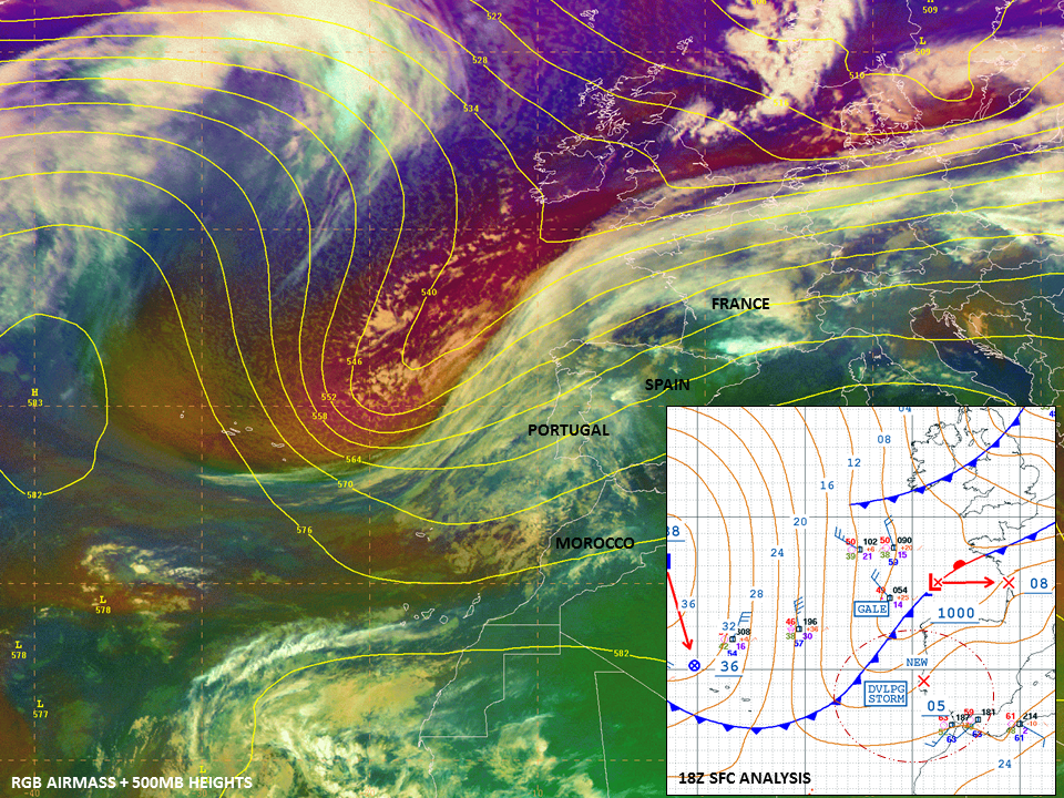 NWS OPC on Twitter "negative tilt, digging upper trough to induce