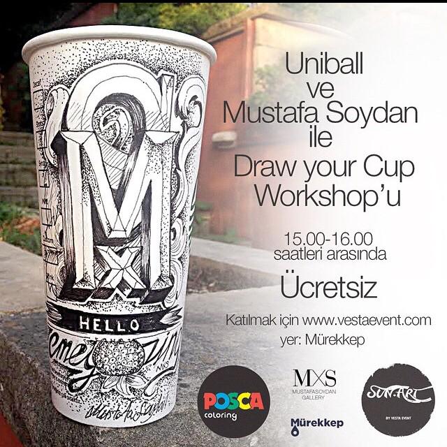 Pazar günü Sun.art 'ta <a href="/mustafasoydan/">mustafasoydan</a> bize kahve bardaklarımızı süsletecek oleeey! Siz de gelin kahve içeriz ;)