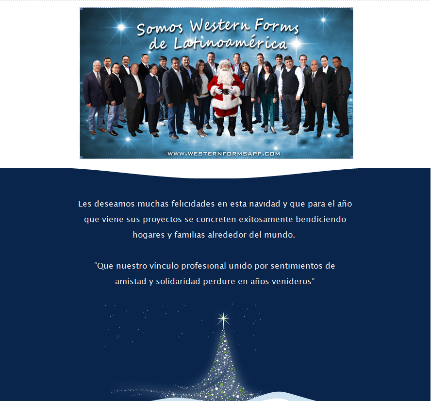 WesternForms's tweet image. Feliz Navidad les desea @WesternForms 
#encofradoslider #westernforms #calidad