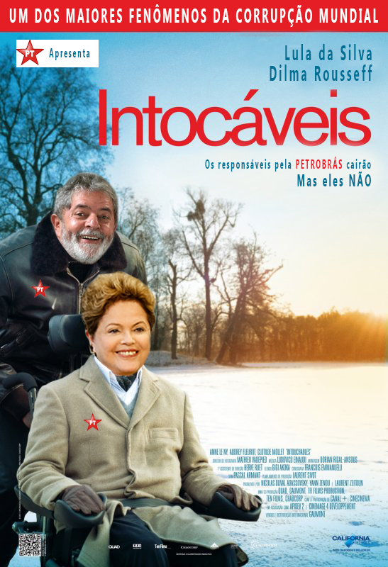 brdeverdade's tweet photo. Um sucesso do cinema mundial da corrupção. #Intocáveis http://t.co/a3vnyLSM0W