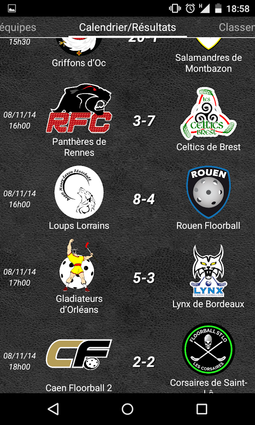 Tout le #floorball français est dans l'appli CF ! 
A télécharger sur Smartphone Android !
bit.ly/1wjgnIU