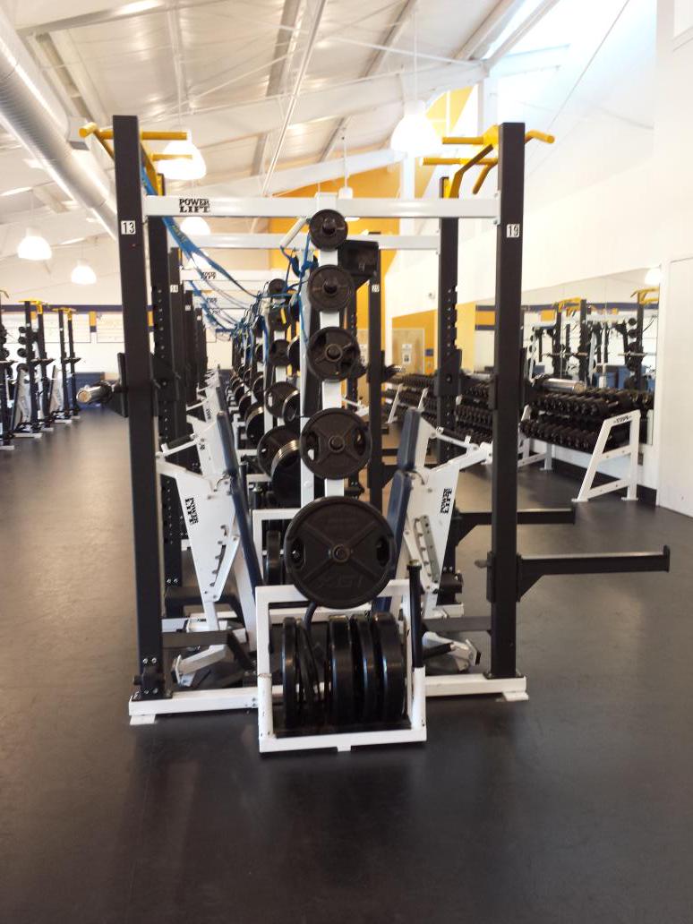 RUStrength's tweet photo. @SPNetwork Reinhart University. NAIA School outside Atlanta. 12 Power Lift combo racks (24 work stations). #RUStrong http://t.co/G6jOAPeaDl