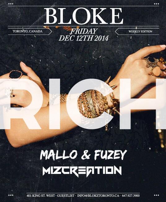 Make sure you catch us at bloke tonight!