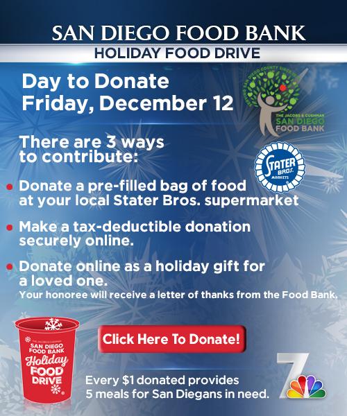 Today is the #DaytoDonate to the @SDFoodBank Holiday Food Drive! Click here to donate:interland3.donorperfect.net/weblink/weblin… #NBC7