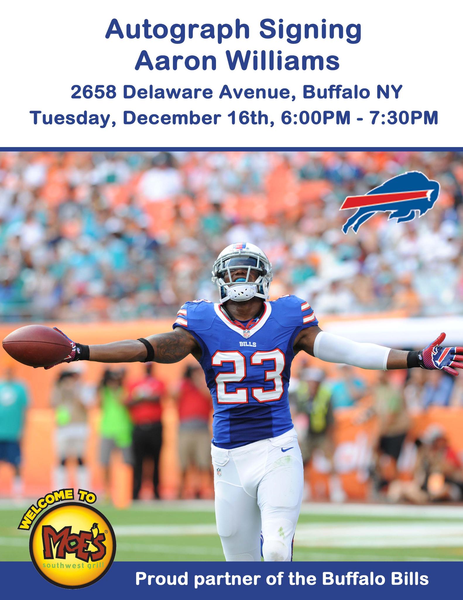 aaron williams buffalo bills jersey