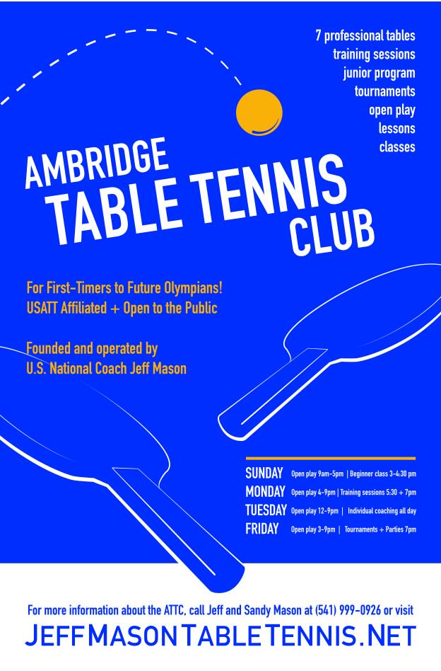 ambridgeevents's tweet photo. Table Tennis is happening tonight! Go visit the website for more information! http://t.co/SOmwN1acvJ