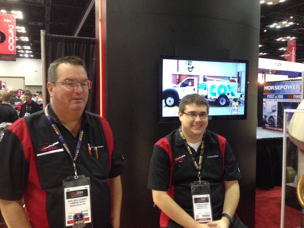 Need advice on Onan Generator for your racing trailer? Talk to Eric and Andrew, our engineers at booth 2245 #PRIShow