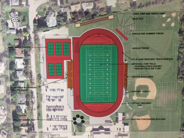 WillSouthHS's tweet photo. New multi-sport turf field, new bleachers, new lights, new tennis courts & an athletic walkway of fame #southturf http://t.co/i62GknejOl