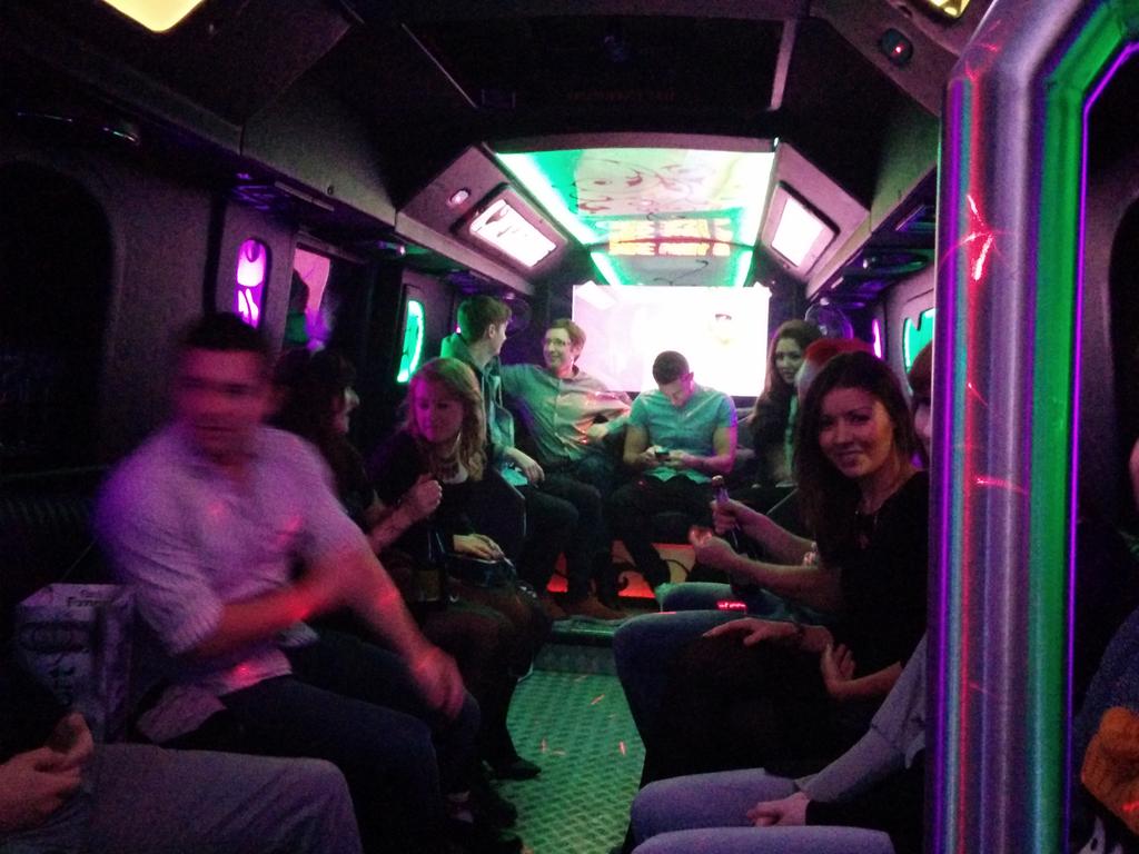 @JongleursLeeds we rode a party coach from our office to get here #christmasshennanigans