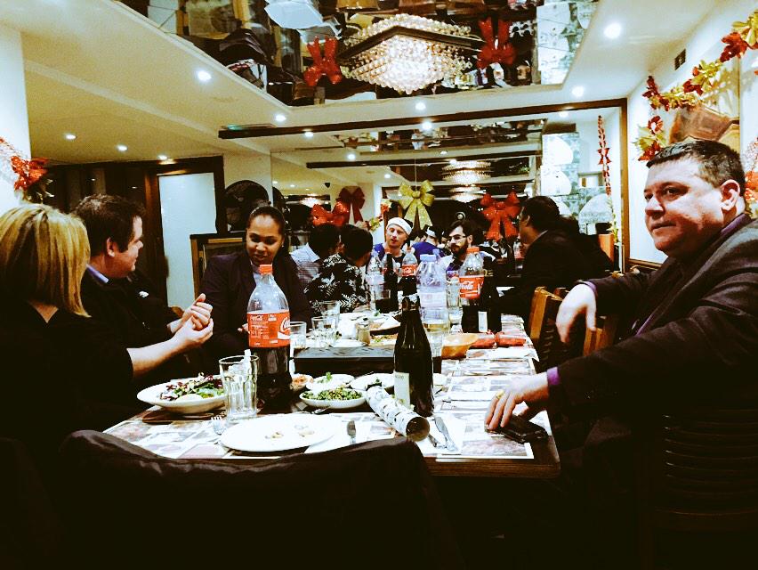 inthiH's tweet photo. Great night at area 103 christmas dinner. Thank you @Will_hldswth @HenryJanice @aronstammers @keira120909 http://t.co/xJmuLExw6h