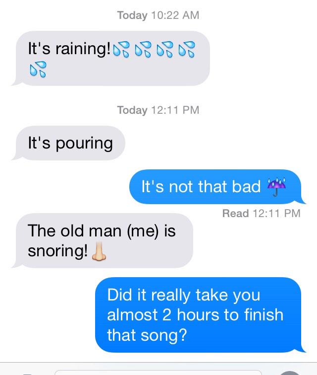 coolcatclairee's tweet photo. My dad thinks he's funny http://t.co/Auia90AVUQ