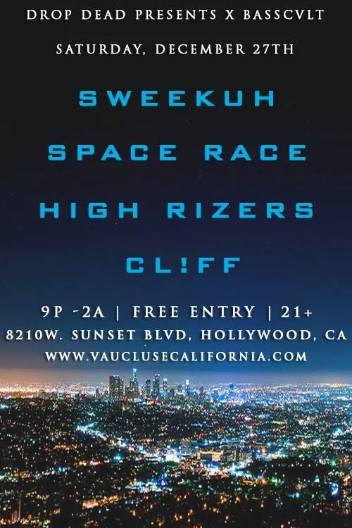 DropDeadEvents's tweet image. We are back at @VaucluseLounge in 2 weeks! @Sweekuh @spaceracedjs @HighRizers #FREESHOW