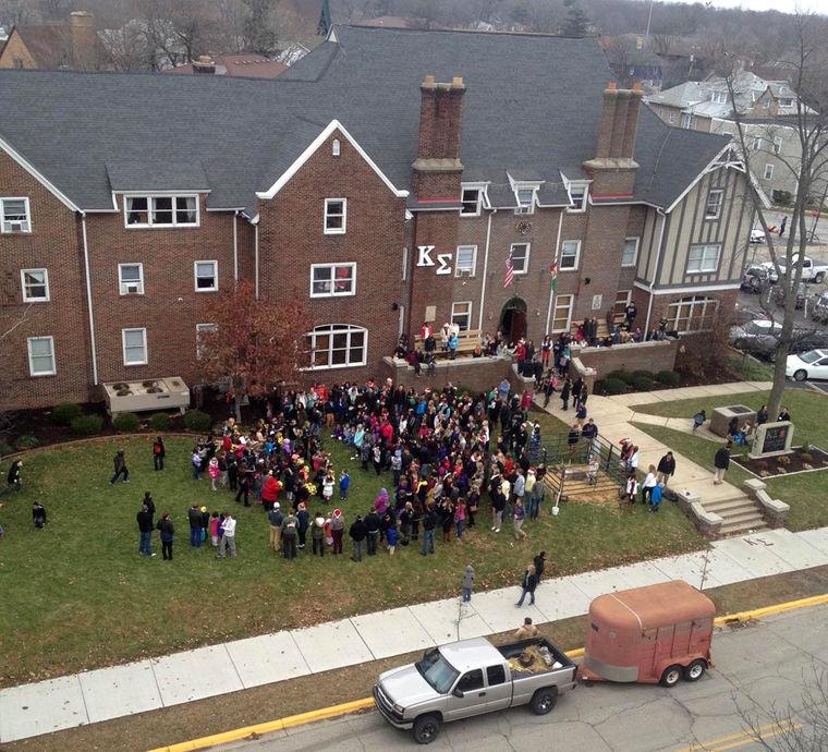 .<a href="/KappaSigmaChi/">Purdue Kappa Sigma</a>'s holiday party for kids included games, photos w/Santa &amp; live reindeer. Info: ksig.ma/1Gv3SeG