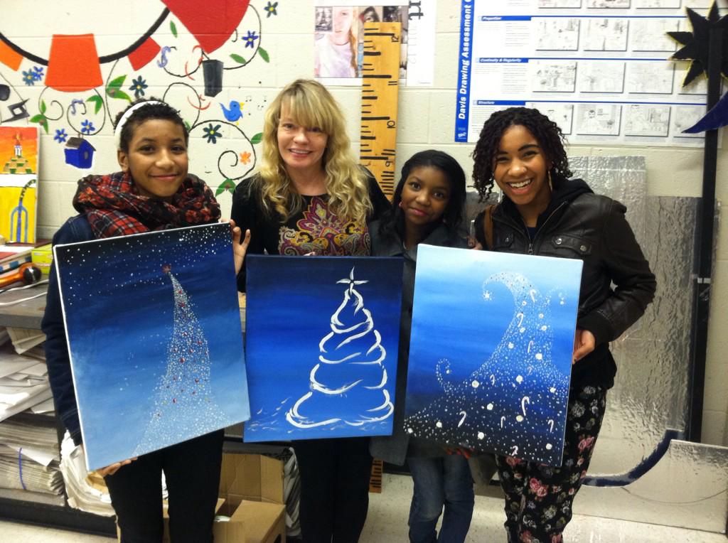 theeDocP's tweet photo. โ@AHSartteacher: Paint n' Play at Alcovy last night! #alcovyhs #ncssbethebest http://t.co/k1hZeDDtRTโ So awesome!! Be sure to do this again!