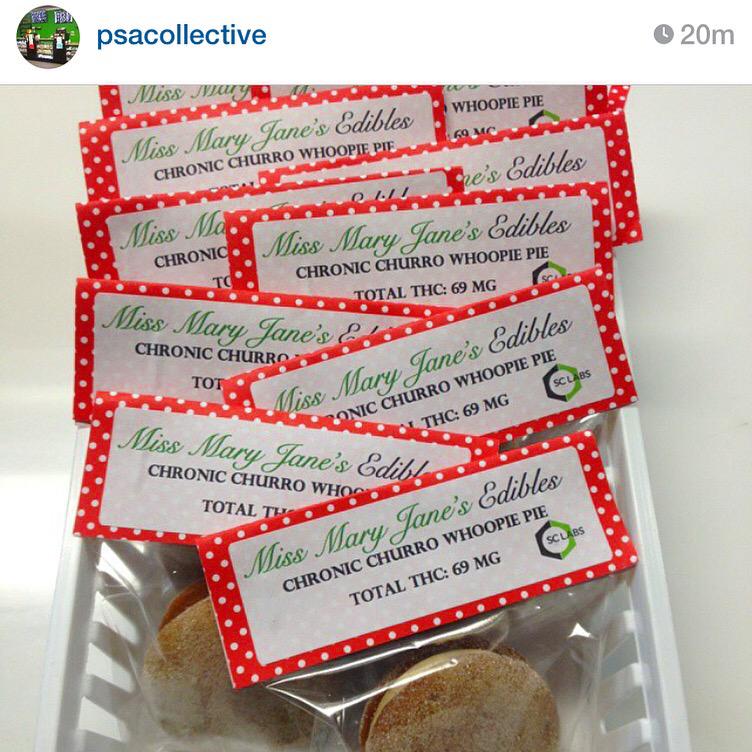 MMJCalifornia's tweet photo. Get Your #Chronic Churro Whoopie Pies #psacollective Today! #missmaryjanesedibles #OrangeCountyCollectives #santaana http://t.co/7F61NSeRWg