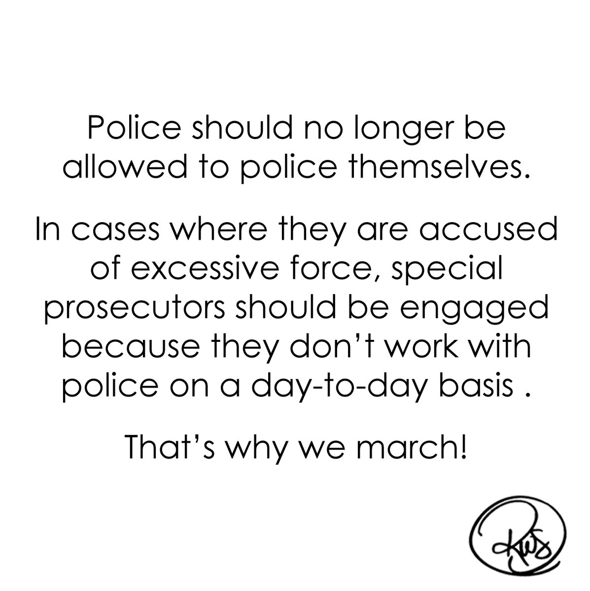 UncleRUSH's tweet photo. Police should no longer be allowed to police themselves.

2mrw, we march!

Wash. Sq. Park | 2PM

#MillionsMarchNYC http://t.co/HE9EriL93Y