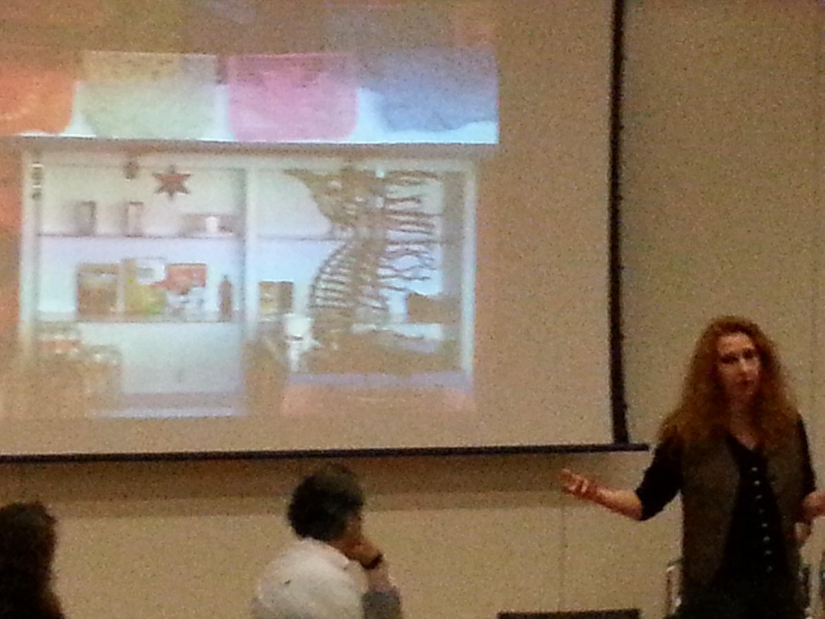 mmckenz11's tweet photo. Interesting talks by artists on how collaboration on art can help the world.  Maria states art can heal #perplexus http://t.co/gyUzlwpjhY
