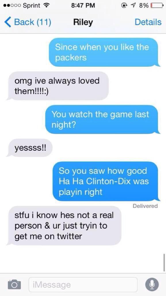Clayy559's tweet photo. "@bigdaddyblakely: "@_Happy_Gilmore: And the plot thickens.... http://t.co/HIm82g3Wnl" @Clayy559" lololololol