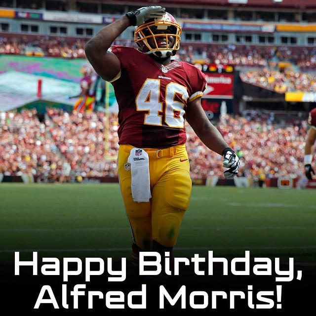 Happy Birthday to RB Alfred Morris! by nfl 