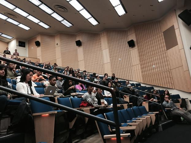 kazandra47's tweet photo. #whitecoats4blacklives #ucsfodo  Cole hall is packed with students, faculty, and staff discussing further action http://t.co/CPpjmawoYg