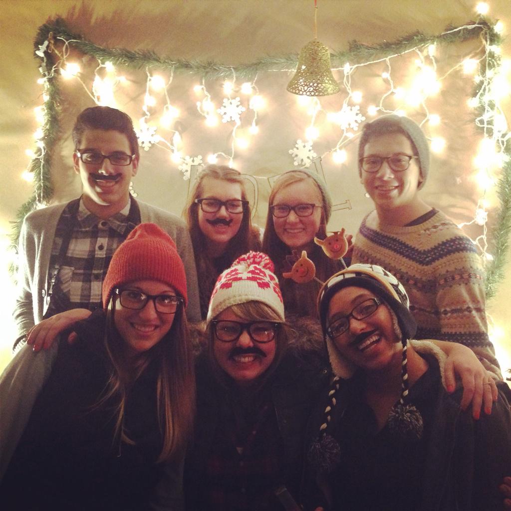 SherriHuleatt's tweet photo. Happy hipster Christmas. I guess. #hipster #chill #mustache #christmas @NateSmoyer @pambauthues @tyreltjoelker http://t.co/nnWoki0NIS
