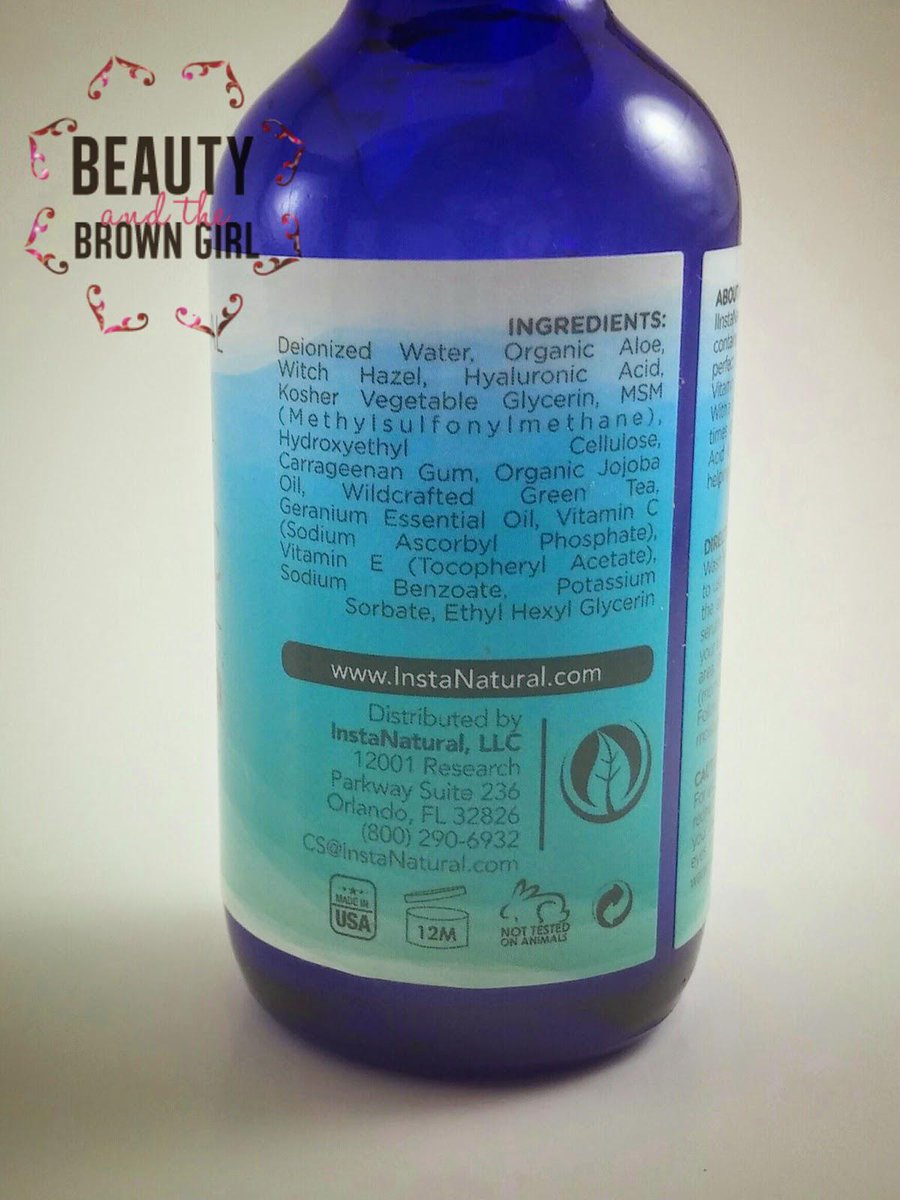 TheBrownGirl's tweet photo. @InstaNatural skincare! Great ingredients and a great price! #skincare #natural http://t.co/JhXjPYLVag