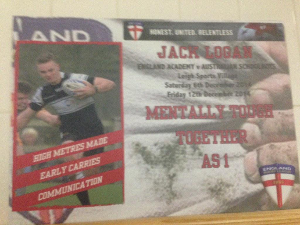 jackloganlogan's tweet image. COM'ON ENGLAND!!! #28-14 #1Try #WinTheSeries #EnglandAcademy