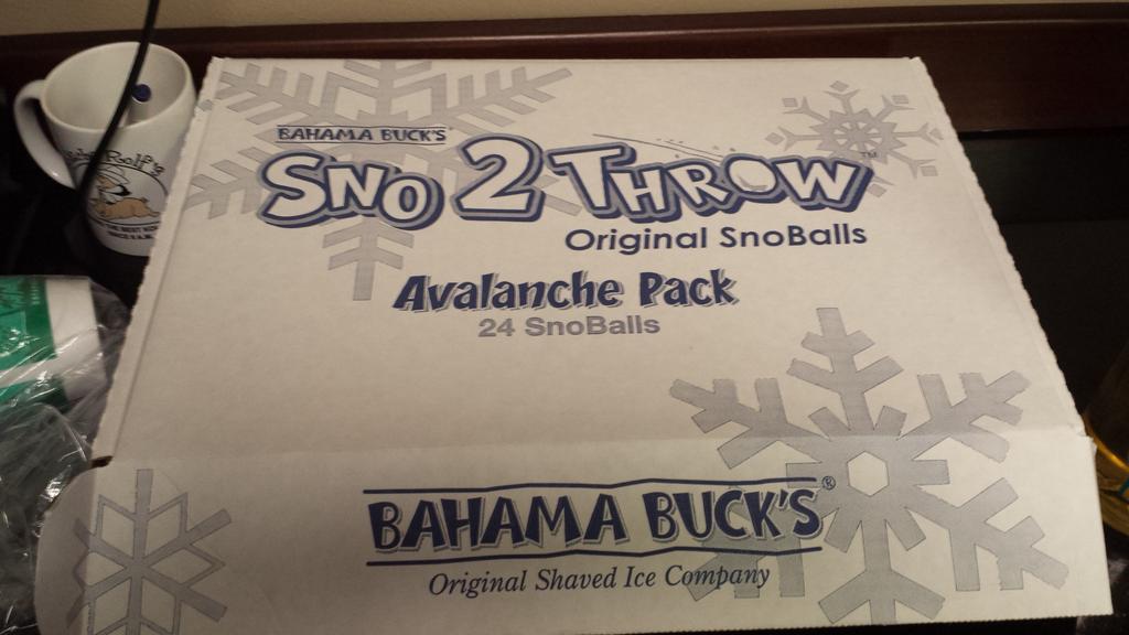 shelwinkleywx's tweet photo. No snow in the forecast, but big thanks to @BucksCStat for bringing a box of #Sno2Throw to @KBTXNews this afternoon http://t.co/wdvmapxlQP