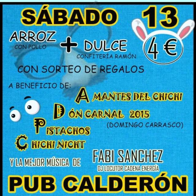 Mañana nos espera una muy gorda desde las 14:00 en <a href="/pubcalderon/">pub calderon</a> os espero