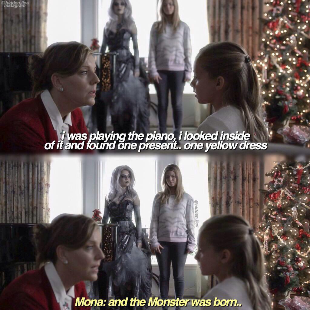 maximoffswife's tweet image. And a monster was born #NoEscApe #PLL5B #TeamEmison #pllchristmasquestions #PLL #WhoisA #PLLArmy