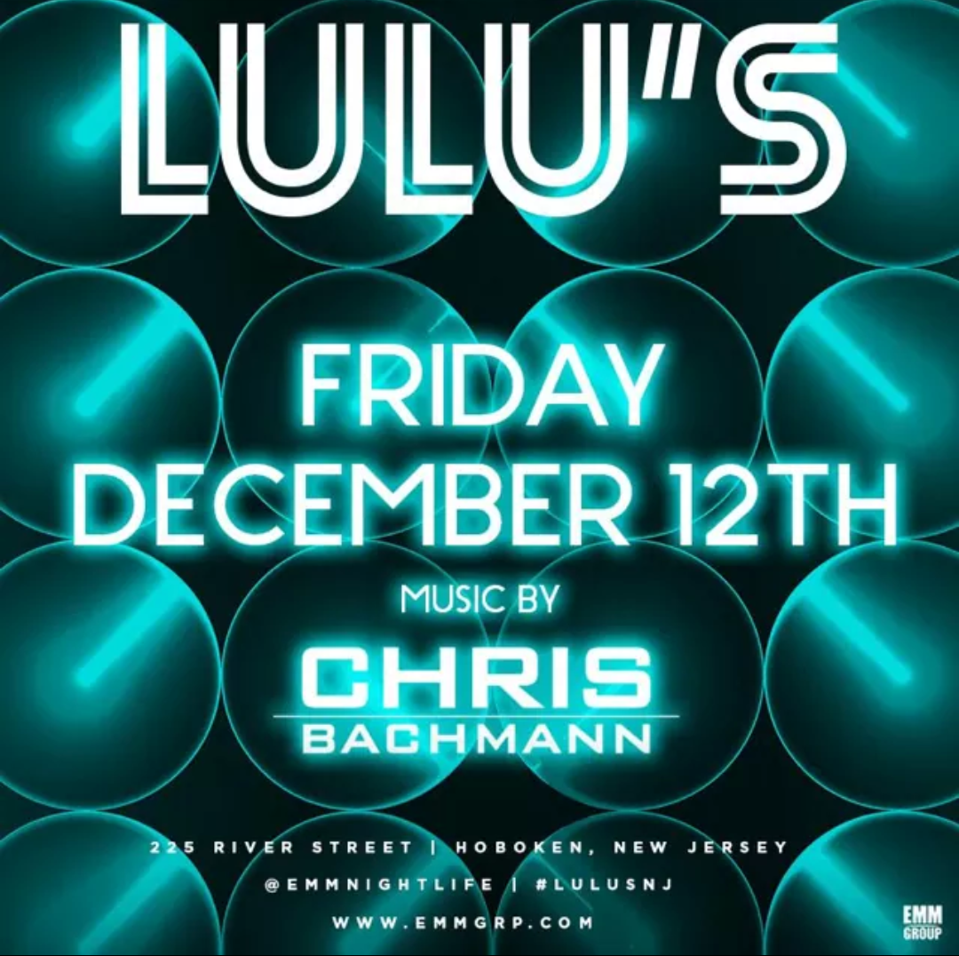 djchrisbachmann's tweet photo. The party is ON tonight @LulusNJ We are going to get crazy at the @whoboken! #NewJersey #fridaynight #EDM #lulusnj http://t.co/CJdL18fHpx