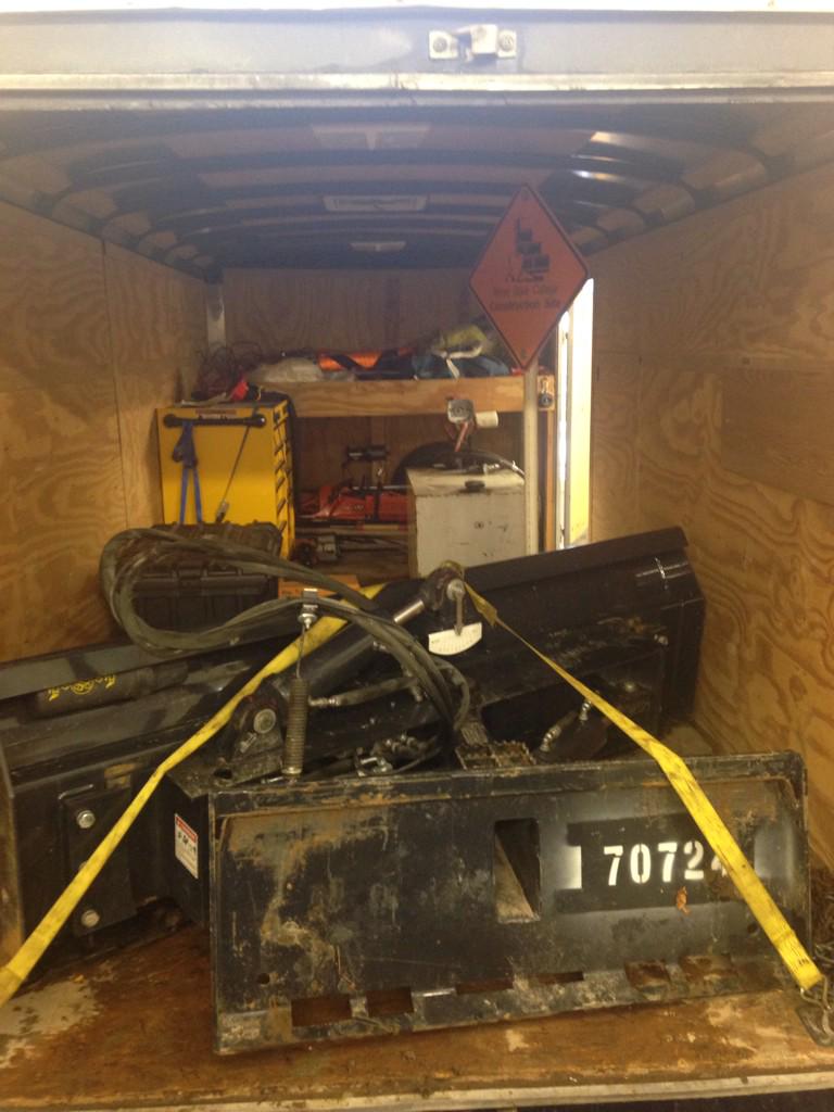 ASCDRT's tweet image. Trailer was loaded up earlier this afternoon and is ready for the owego trip starting Monday! #ASDRT #projectOwego