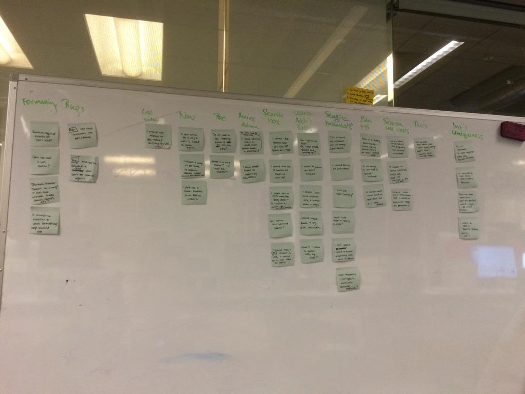 lgilchrist's tweet image. Practicing what I preach. #affinitymapping #LeanStartup