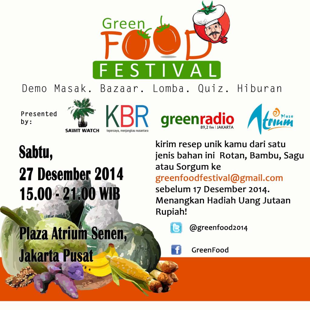 beritaKBR's tweet photo. Hei, yg punya resep keren dgn bahan pangan lokal, jgn dipendem sendiri, mending dibagikan dan raih hadiahnya #GFF2014 http://t.co/BpOhYbd6sc