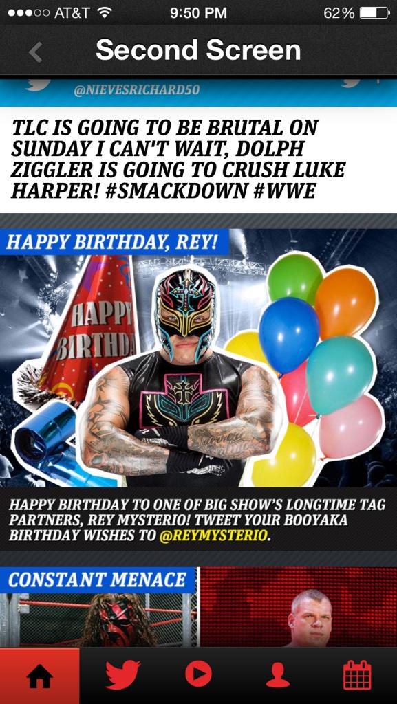 Happy birthday Rey mysterio 