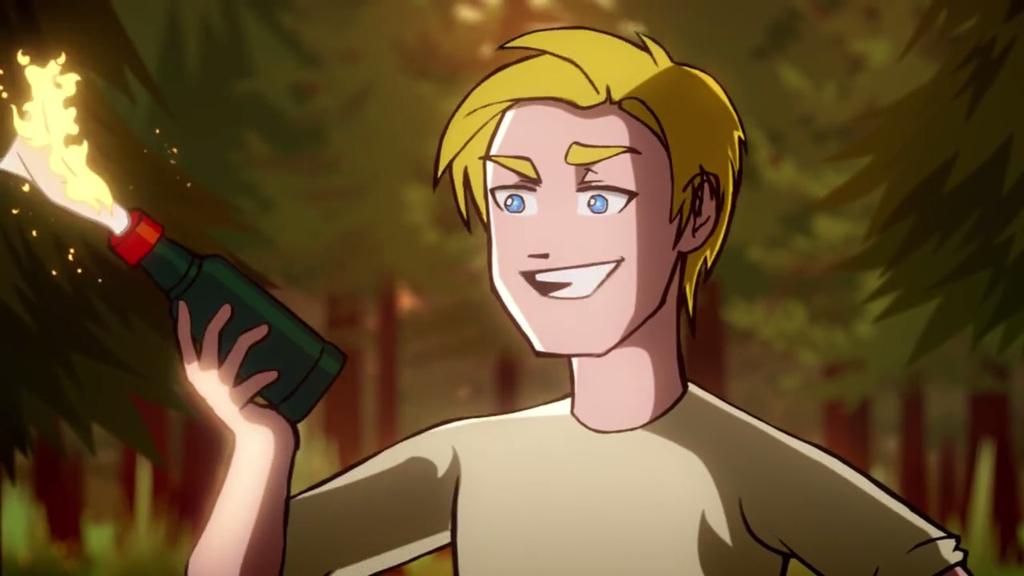 This is going to be awesome.... *Felix is holding a molotov for survival as he's lost in a forest* #openRP