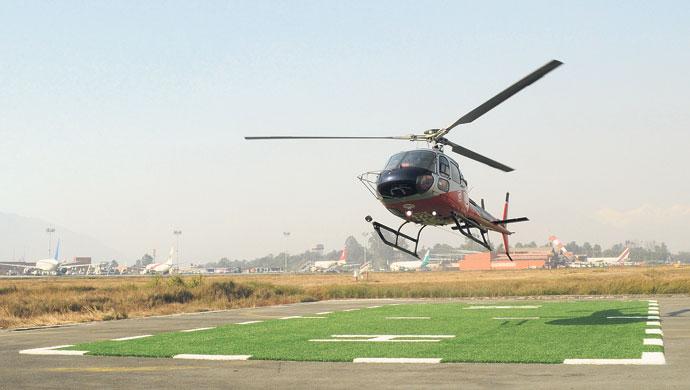 RepublicaNepal's tweet photo. #AvTurf helipad built in #TIA
http://t.co/PsBmU2Fy5K http://t.co/yN7BTWlo1Z