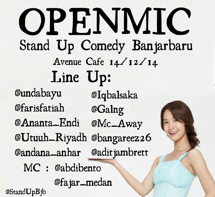 Iqbalsaka's tweet photo. Minggu mending nonton Openmic @StandUpBJB jam 8pm @Avenue_CafeE GRATISSSS!! Mamam/mimi BAYAR!! Nih denahnya!! http://t.co/5ShfaDgg8B