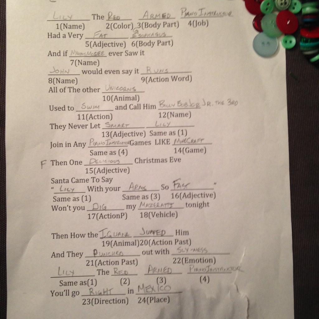 MaestroDane's tweet image. My Students' recital was tonight. We played #madlibs and I sang this at the end, in an elf suit. Epic. #PianoIsFun