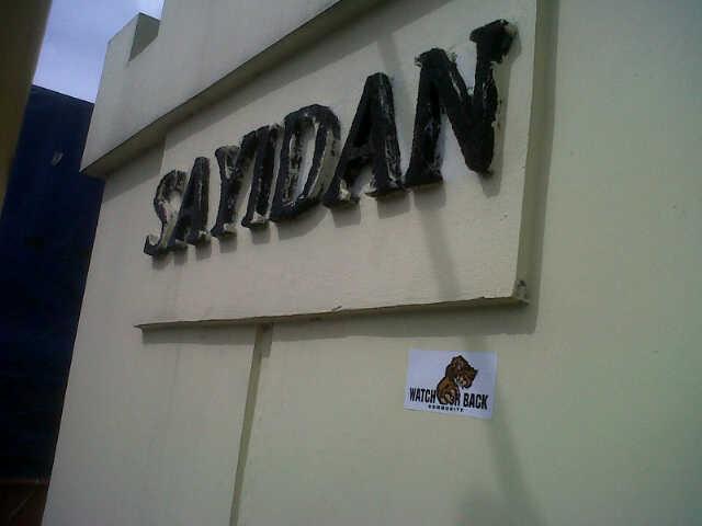 Wyb_team's tweet photo. Watch your back in sayidan!💪💪 http://t.co/ZhMiDmfFMm