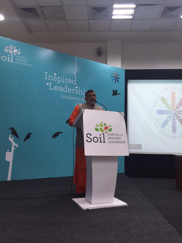 anilsachdev's tweet photo. Inspiring address by Swami Nikhilananda at the Soil event-Is Goodness the key to disruptive innovation? #ILC2014 http://t.co/jeKgRb9GuN