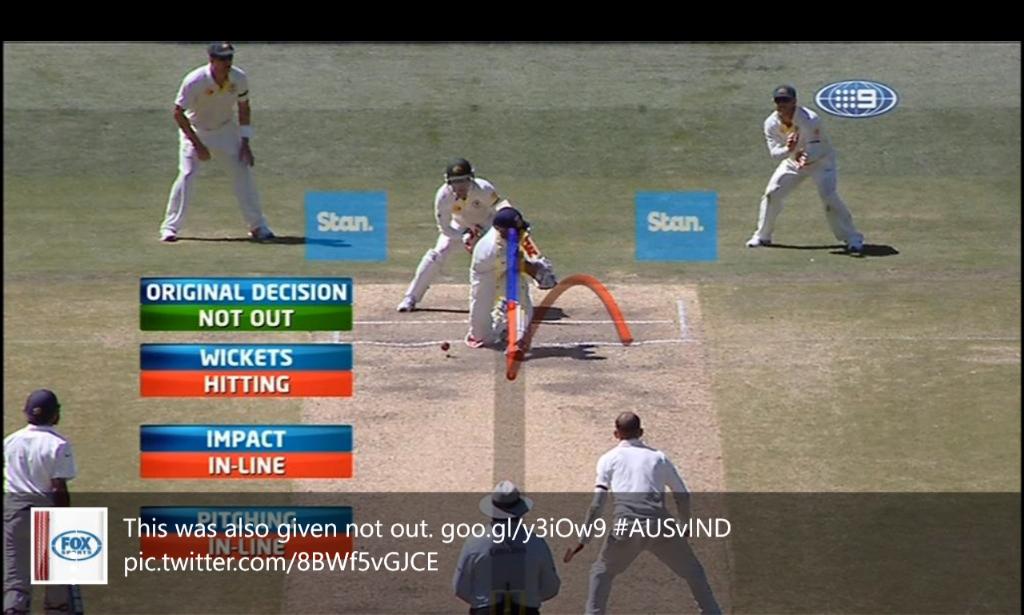India may be a strong cricket nation but decisions like these lead me 2 think corruption exists #AUSvIND <a href="/CricketAus/">Cricket Australia</a>