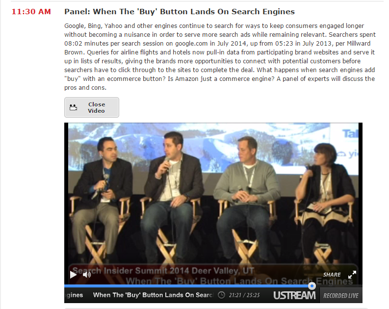 FrankGConsult's tweet image. Video of me moderating a Ecommerce panel today at Search Insider Summit. #MPSIS
ustream.tv/recorded/56381…
