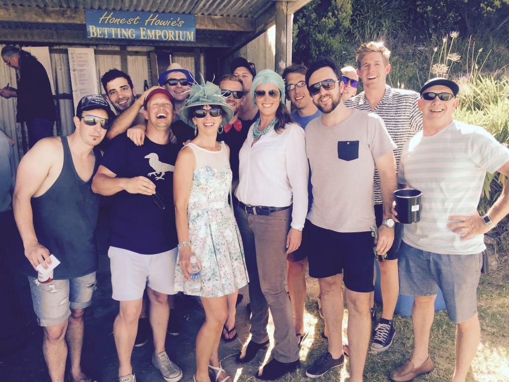 Jo_McKinnon's tweet image. A blast to meet you boys at KI races. Don't let Honest Howie take all your money @theranger12 @BenjaminSpenc11