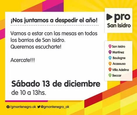 chirimoya2000's tweet photo. Preparado las mesas en San Isidro para escuchar al vecino junto a @gmontenegro_ok Te esperamos! Cc @SanIsidropro http://t.co/t7zOuAyZWy
