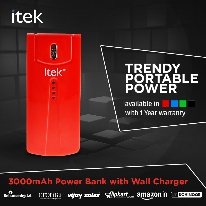 SoundLogic on Twitter "The 3000 mAh itek portable charger has builtin