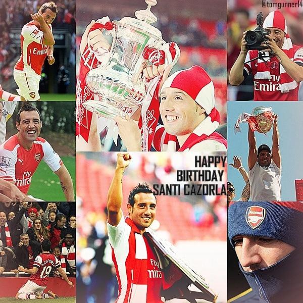 Happy 30th Birthday, Santi Cazorla! the little magician! 